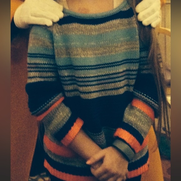 Little Marc Jacobs Striped Open Back Sweater - Picture 4 of 13